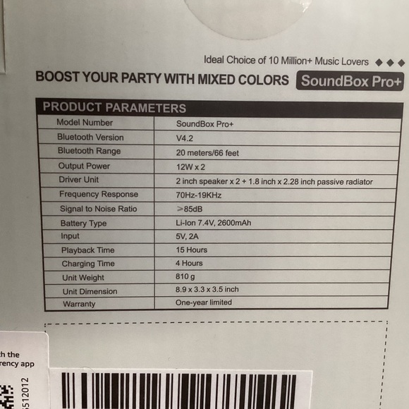 DOSS SoundBox Pro+ Bluetooth Speaker - Picture 6 of 8